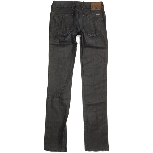 G-Star Elect Women Charcoal Straight Slim Stretch Jeans W30 L35