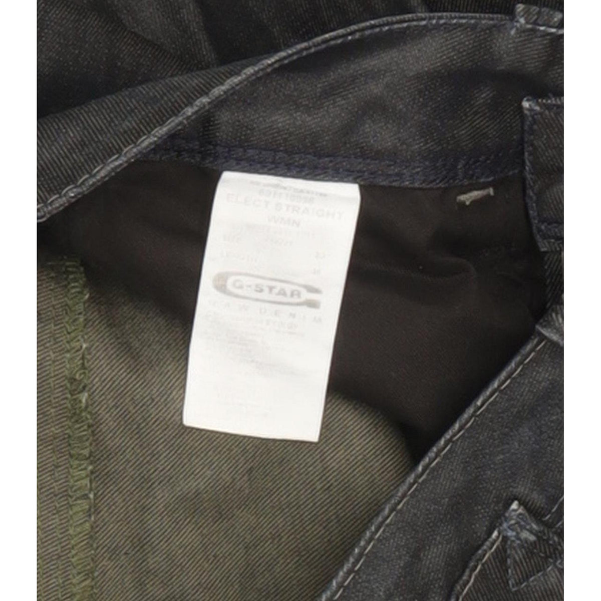 G-Star Elect Women Charcoal Straight Slim Stretch Jeans W30 L35