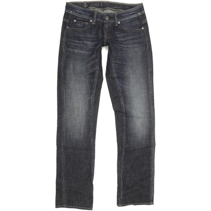 G-Star New Reese Women Blue Straight Slim Stretch Jeans W29 L31