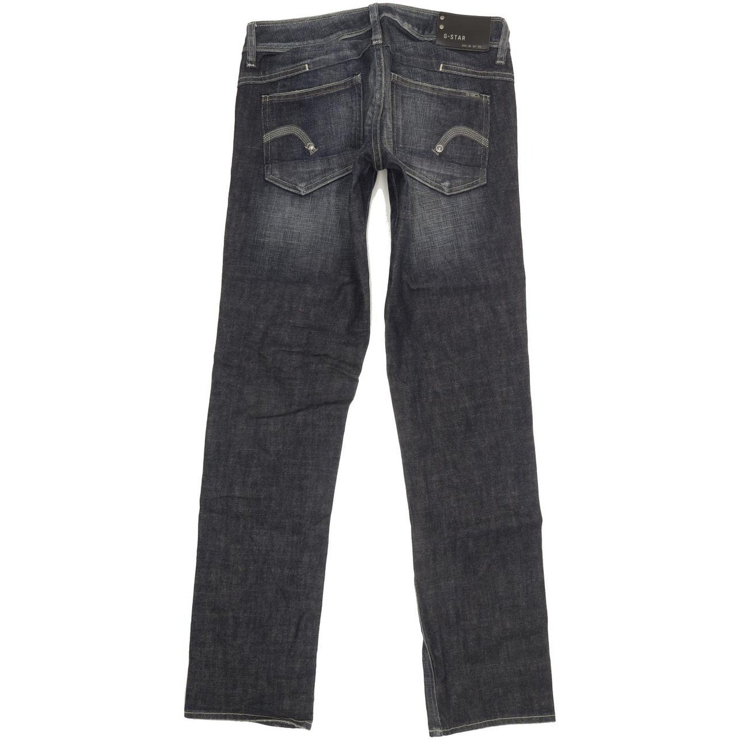 G-Star New Reese Women Blue Straight Slim Stretch Jeans W29 L31