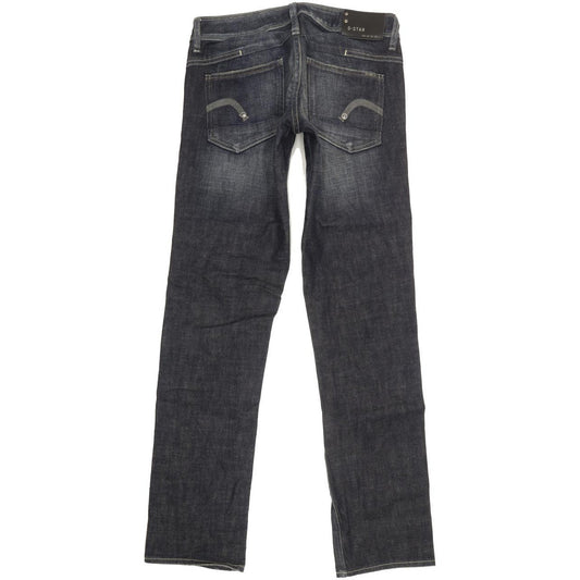 G-Star New Reese Women Blue Straight Slim Stretch Jeans W29 L31