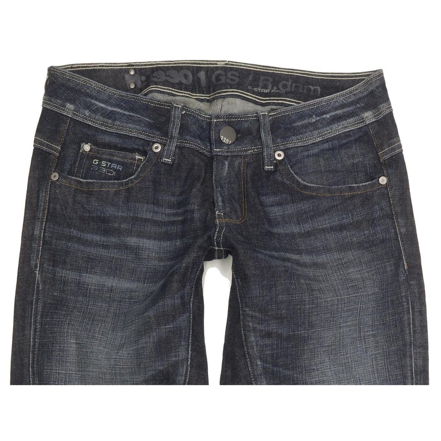 G-Star New Reese Women Blue Straight Slim Stretch Jeans W29 L31