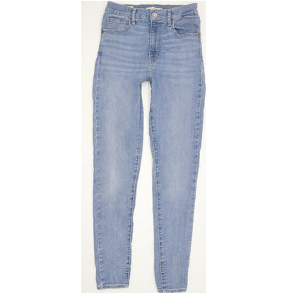 Levi's Mile Blue Skinny Slim Stretch Jeans High Waisted W28 L31
