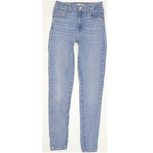 Levi's Mile Blue Skinny Slim Stretch Jeans High Waisted W28 L31