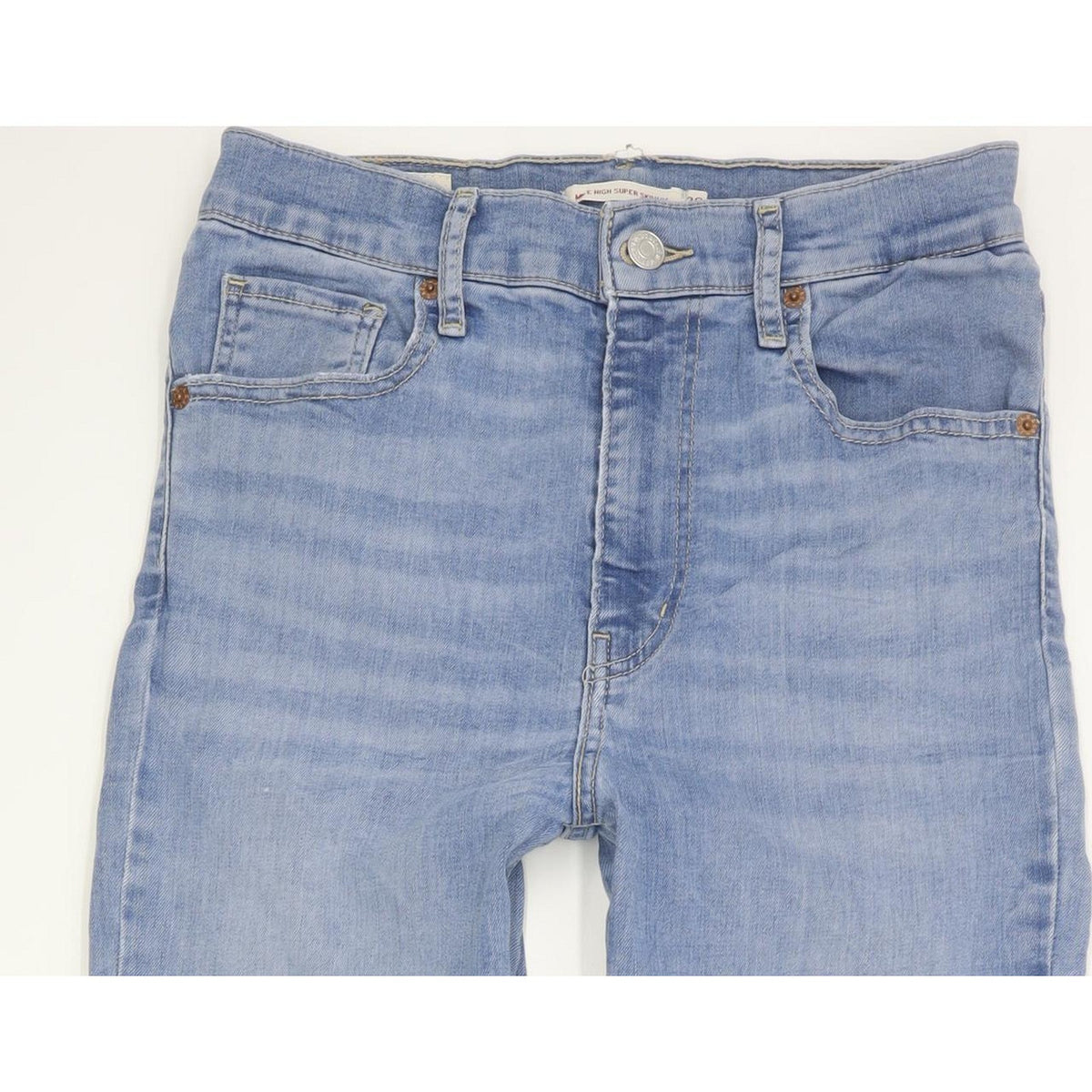 Levi's Mile Blue Skinny Slim Stretch Jeans High Waisted W28 L31
