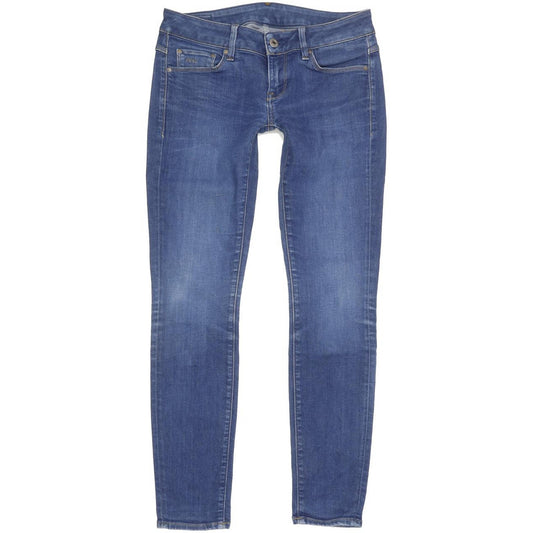 G-Star 3301 Low Women Blue Skinny Slim Stretch Jeans W26 L27