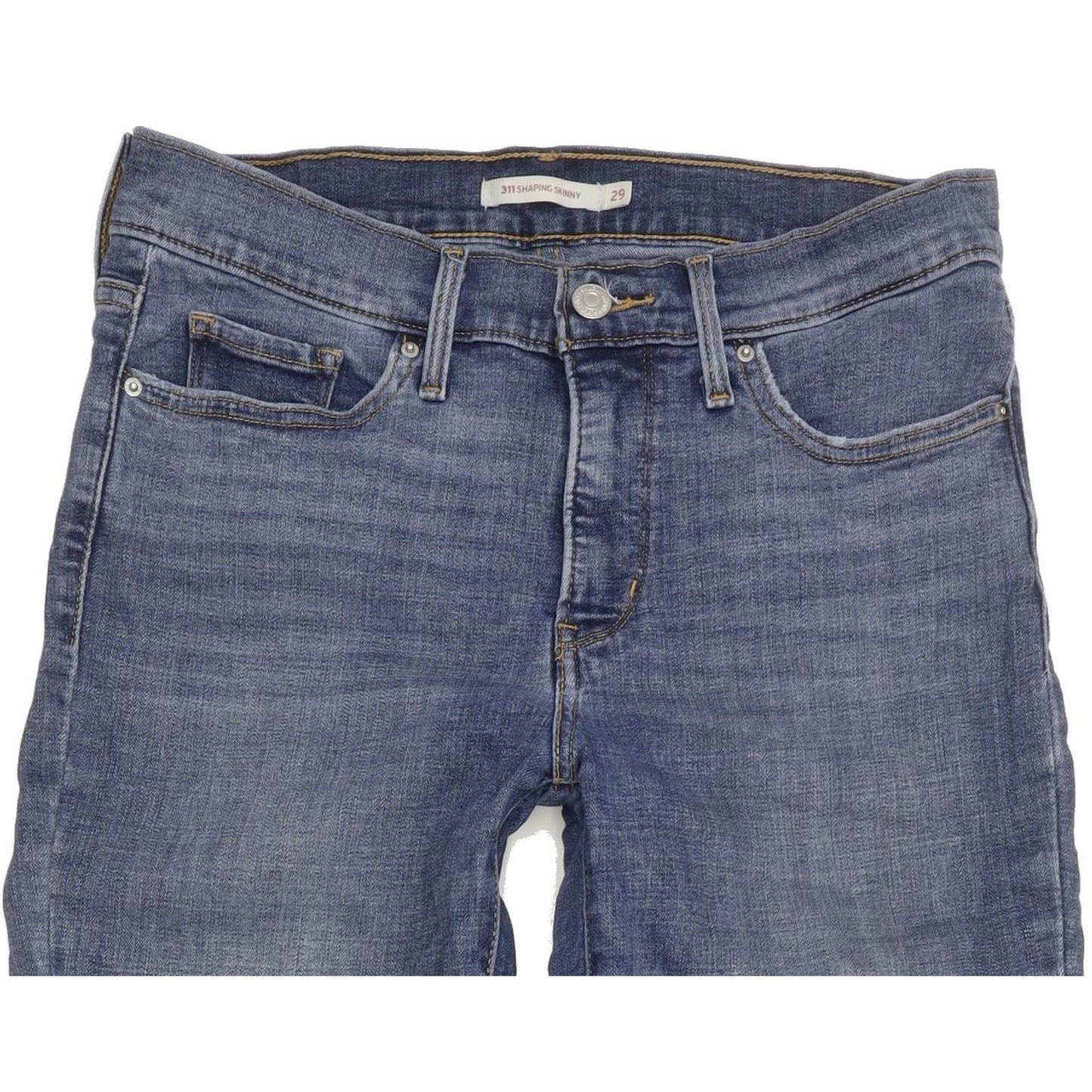Levi's 311 Shaping Women Blue Straight Slim Stretch Jeans W29 L34