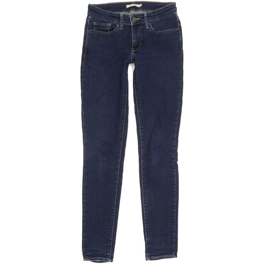 Levi's 711 Women Blue Skinny Slim Stretch Jeans W27 L32