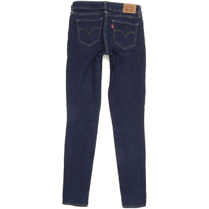 Levi's 711 Women Blue Skinny Slim Stretch Jeans W27 L32