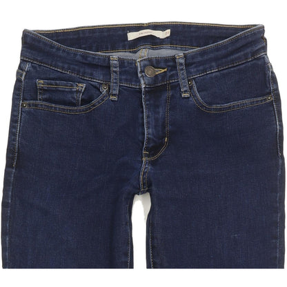 Levi's 711 Women Blue Skinny Slim Stretch Jeans W27 L32