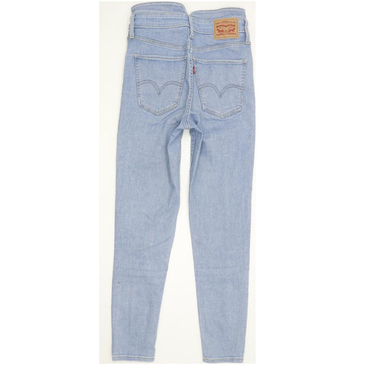 Levi's Mile Ankle Women Blue Skinny Slim Stretch Jeans W26 L30