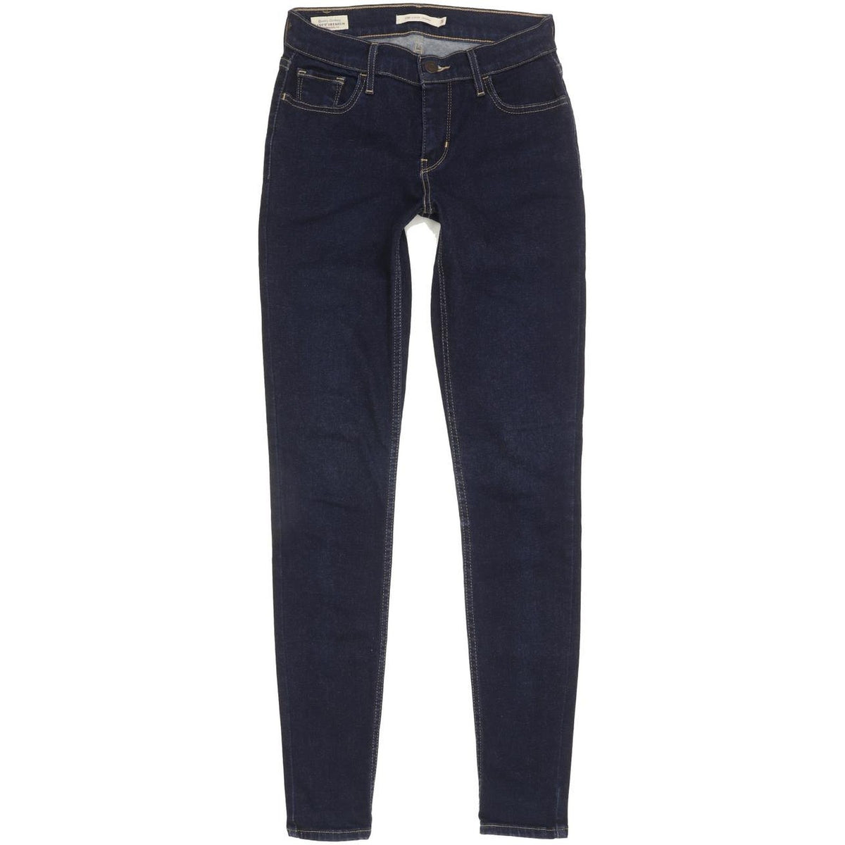 Levi's 710 Super Women Blue Skinny Slim Stretch Jeans W26 L30