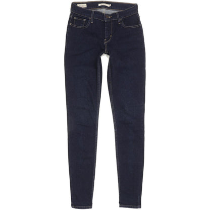 Levi's 710 Super Women Blue Skinny Slim Stretch Jeans W26 L30