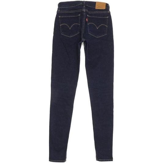 Levi's 710 Super Women Blue Skinny Slim Stretch Jeans W26 L30