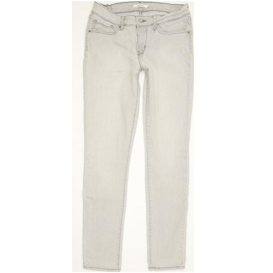 Levi's 711 Women Grey Skinny Slim Stretch Jeans W31 L29