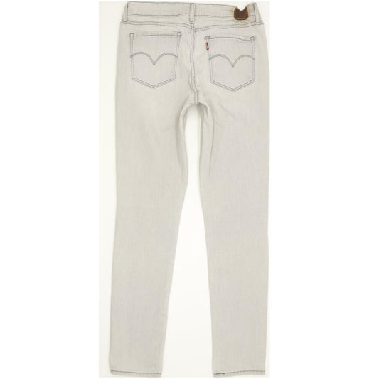 Levi's 711 Women Grey Skinny Slim Stretch Jeans W31 L29