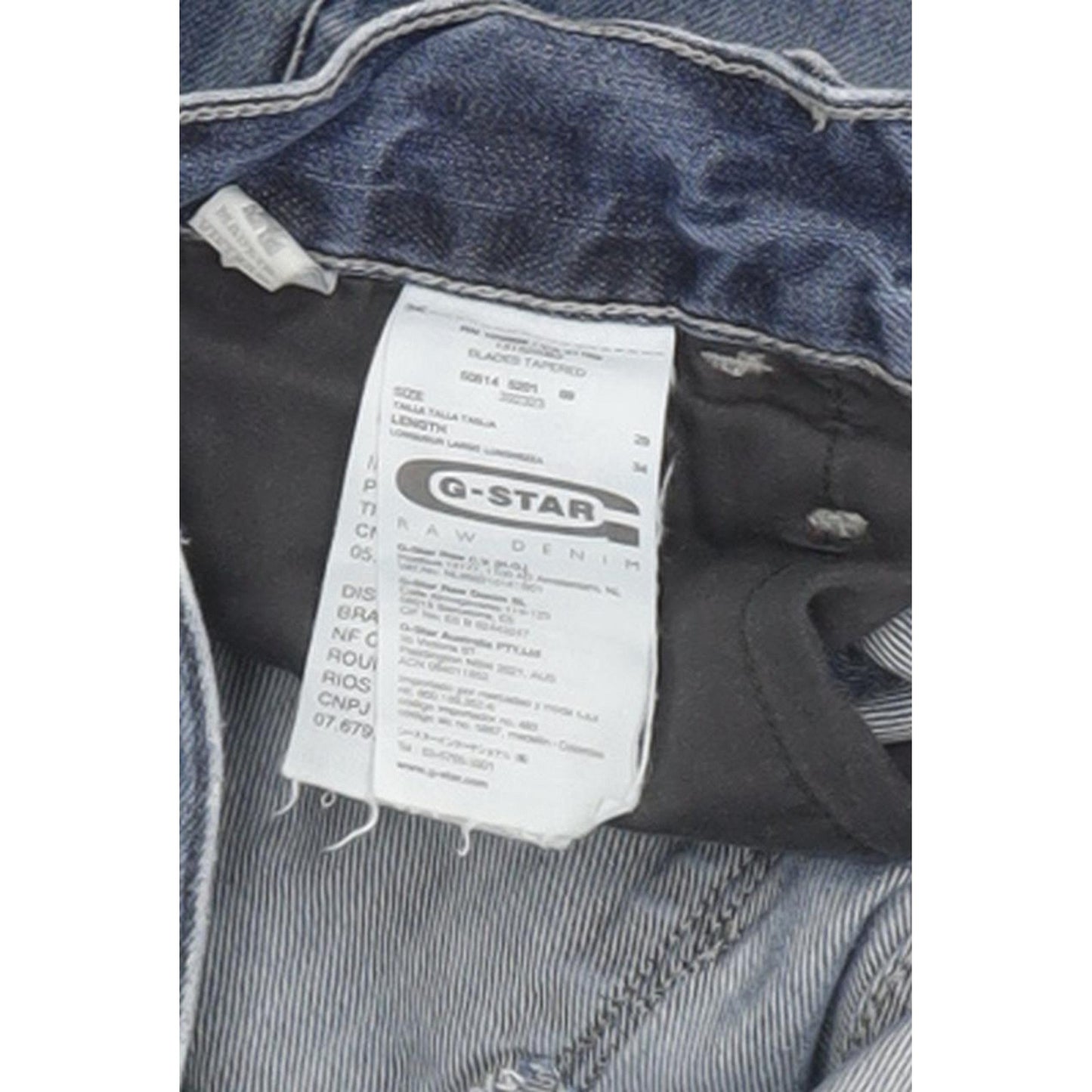 G-Star Blades Men Blue Tapered Regular Jeans W29 L32