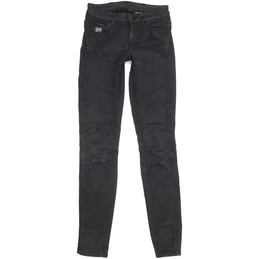 G-Star 5620 Custom Women Navy Skinny Slim Stretch Jeans W23 L32