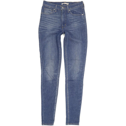 Levi's Mile Women Blue Skinny Slim Stretch Jeans W28 L32