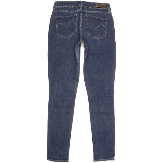 Levi's Bold Curve Women Blue Skinny Slim Stretch Jeans W28 L30