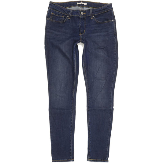Levi's 711 Women Blue Skinny Slim Stretch Jeans W30 L30