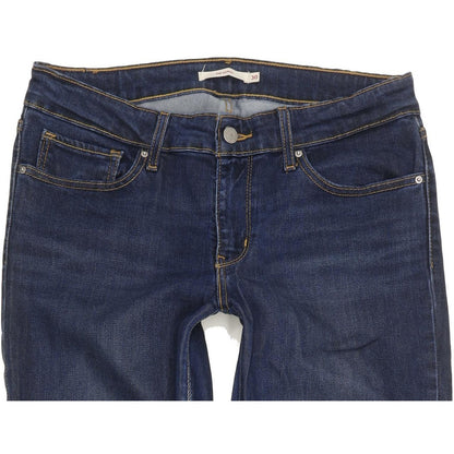 Levi's 711 Women Blue Skinny Slim Stretch Jeans W30 L30