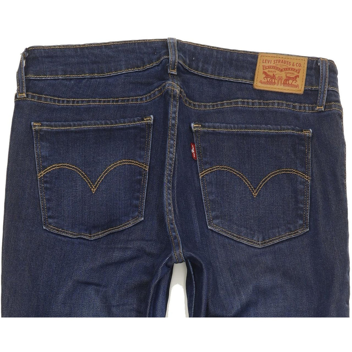 Levi's 711 Women Blue Skinny Slim Stretch Jeans W30 L30