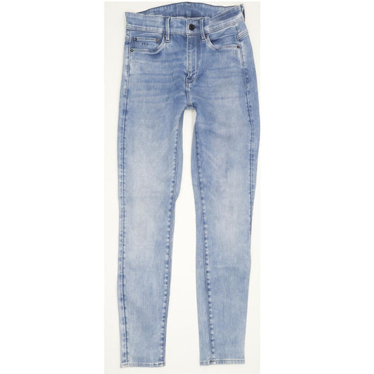 G-Star 3301 Ultra Women Blue Skinny Slim Stretch Jeans W26 L28