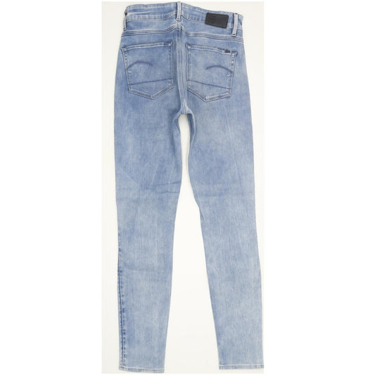 G-Star 3301 Ultra Women Blue Skinny Slim Stretch Jeans W26 L28