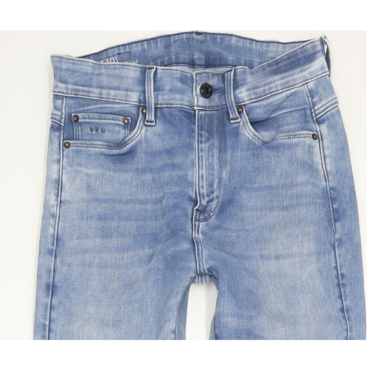 G-Star 3301 Ultra Women Blue Skinny Slim Stretch Jeans W26 L28