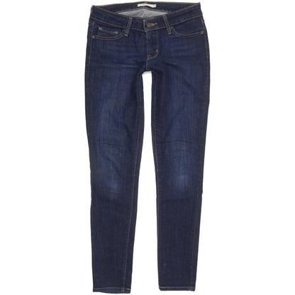 Levi's 711 Women Blue Skinny Slim Stretch Jeans W26 L29