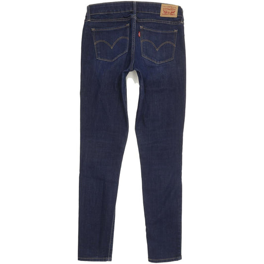 Levi's 711 Women Blue Skinny Slim Stretch Jeans W26 L29