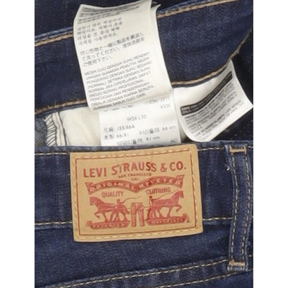 Levi's 711 Women Blue Skinny Slim Stretch Jeans W26 L29