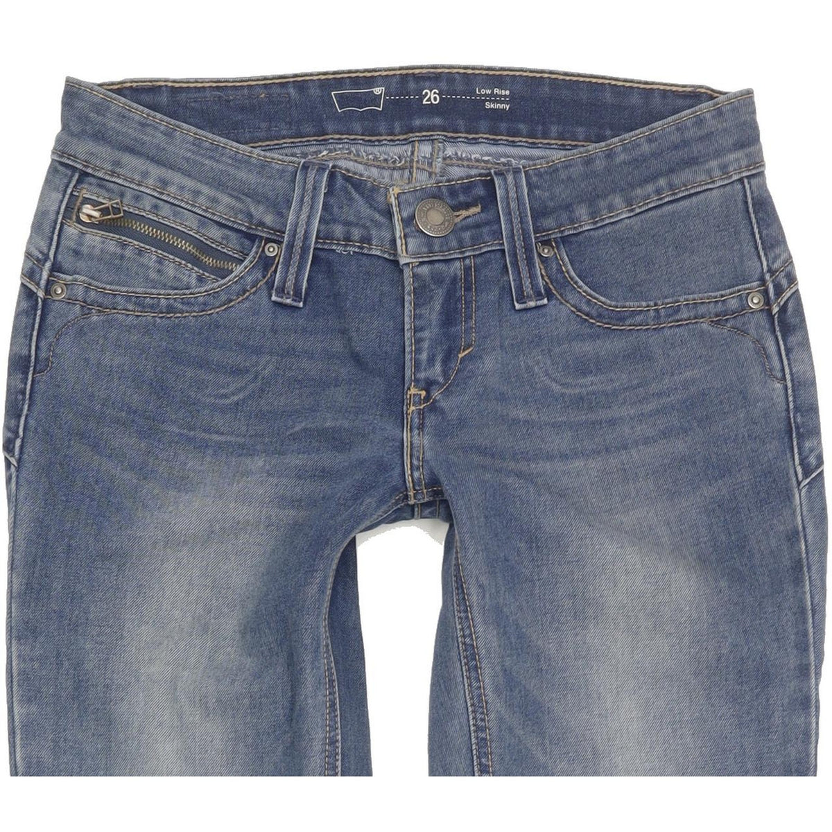 Levi's Women Blue Skinny Slim Stretch Jeans W26 L31