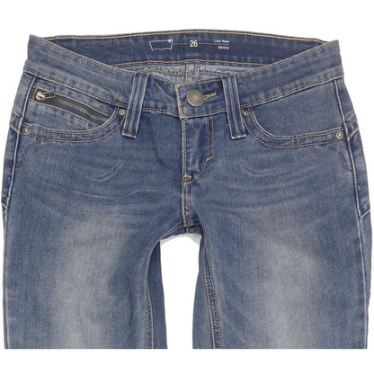 Levi's Women Blue Skinny Slim Stretch Jeans W26 L31