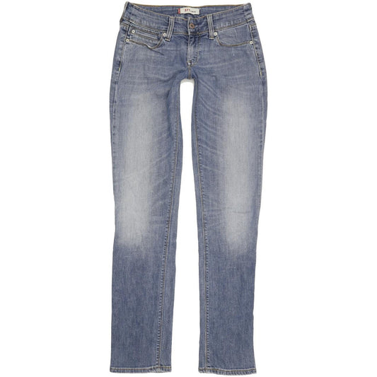 Levi's 571 Women Blue Straight Slim Stretch Jeans W29 L34