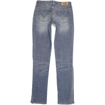 Levi's 571 Women Blue Straight Slim Stretch Jeans W29 L34
