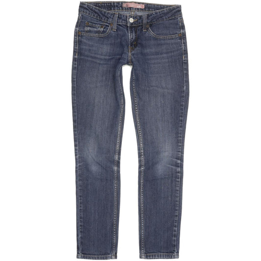 Levi's 518 Women Blue Skinny Slim Stretch Jeans W28 L28