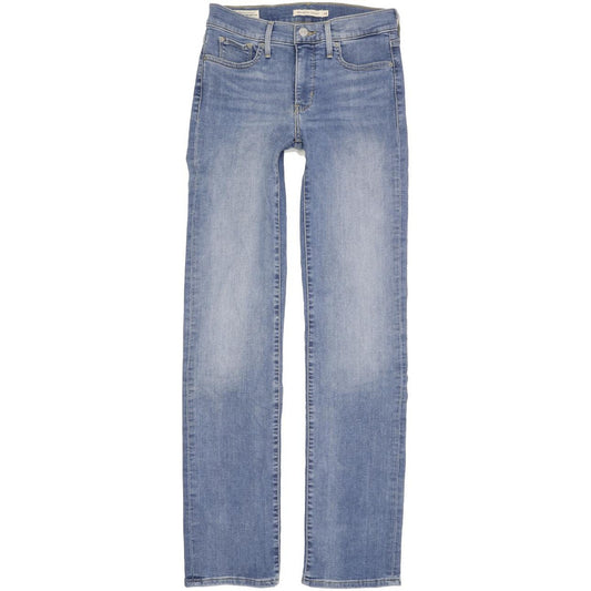 Levi's 314 Shaping Women Blue Straight Slim Stretch Jeans W26 L32