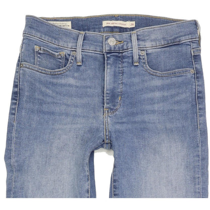 Levi's 314 Shaping Women Blue Straight Slim Stretch Jeans W26 L32