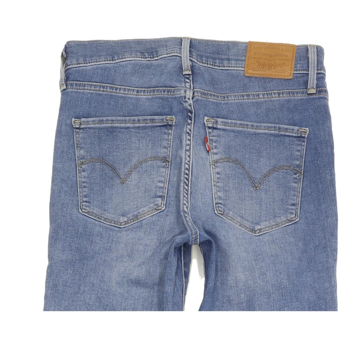 Levi's 314 Shaping Women Blue Straight Slim Stretch Jeans W26 L32