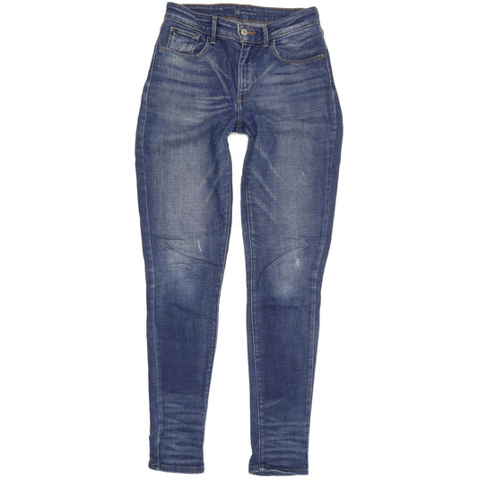 Levi's Women Blue Skinny Slim Stretch Jeans W28 L31