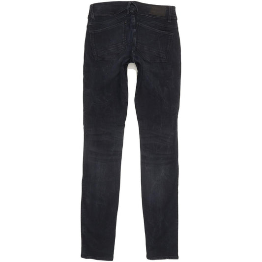 G-Star Lynn Mid Women Navy Skinny Slim Stretch Jeans W28 L32