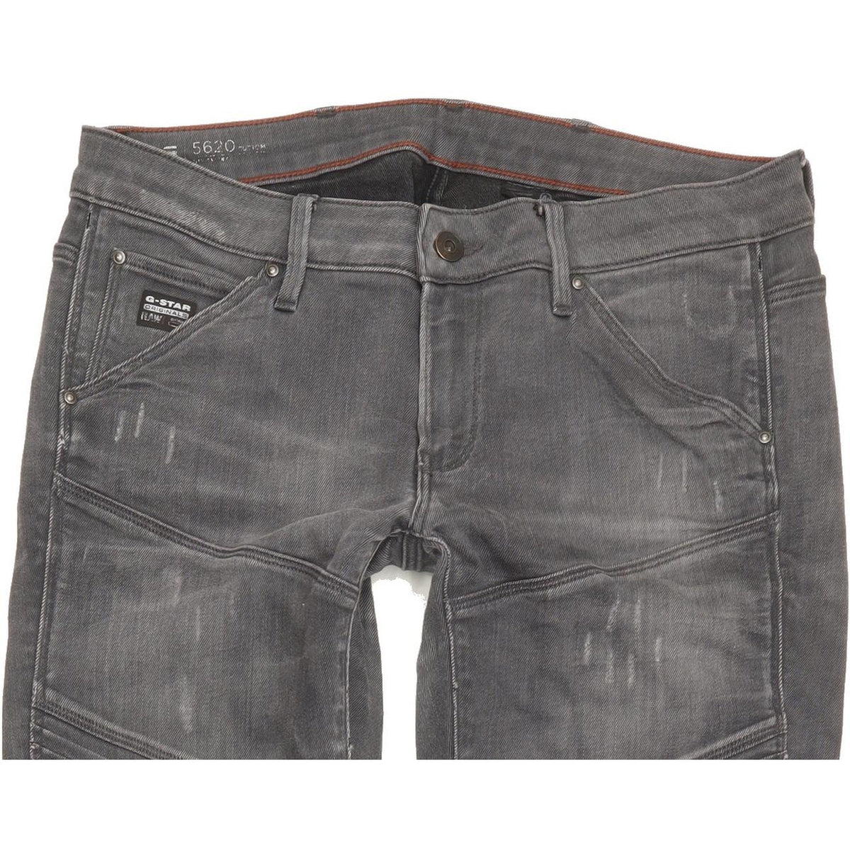 G-Star 5620 Custom Women Grey Skinny Slim Stretch Jeans W29 L32