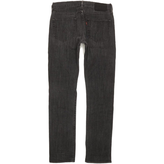 Levi's 510 Men Black Skinny Slim Stretch Jeans W32 L32