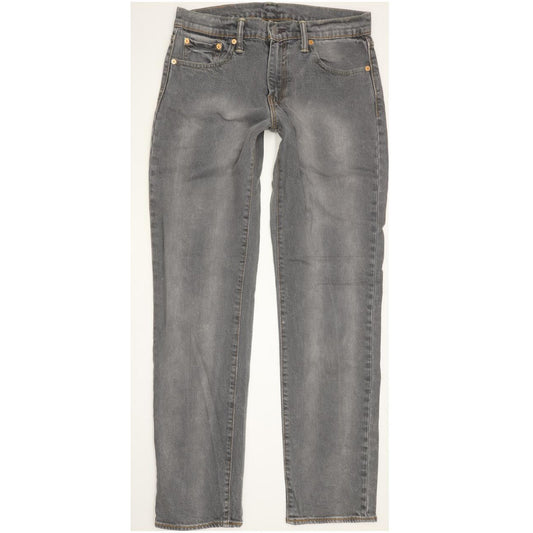 Levi's 511 Men Grey Straight Slim Stretch Jeans W30 L32