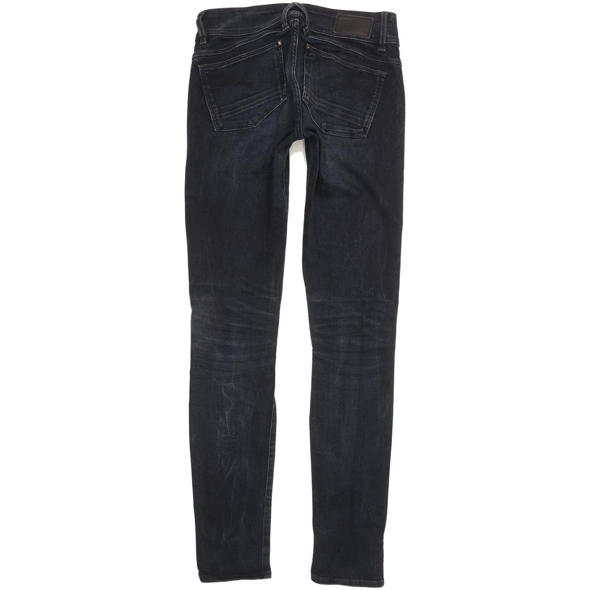 G-Star Lynn Mid Women Navy Skinny Slim Stretch Jeans W26 L32