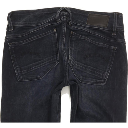 G-Star Lynn Mid Women Navy Skinny Slim Stretch Jeans W26 L32