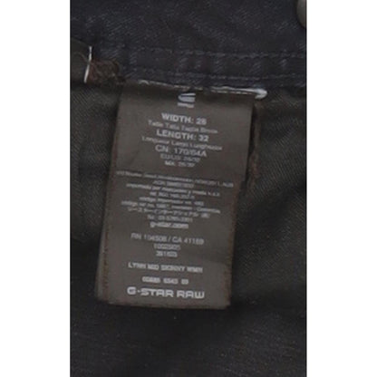 G-Star Lynn Mid Women Navy Skinny Slim Stretch Jeans W26 L32