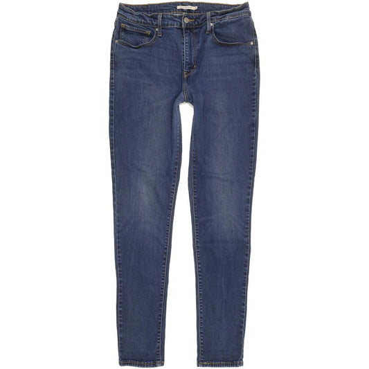 Levi's 721 Blue Skinny Slim Stretch Jeans High Waisted W31 L32